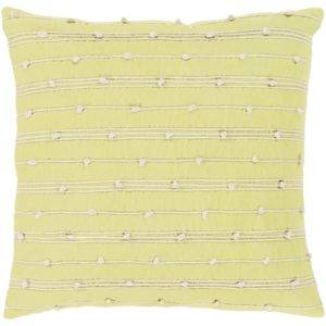 Wild Lime and Cream Accretion Pillow by Surya