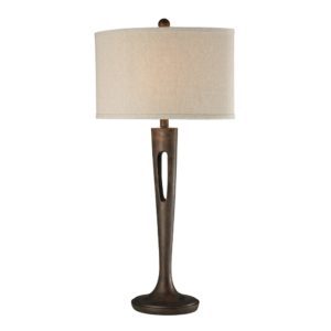 Martcliff Table Lamp in Burnished Bronze by Dimond Lighting
