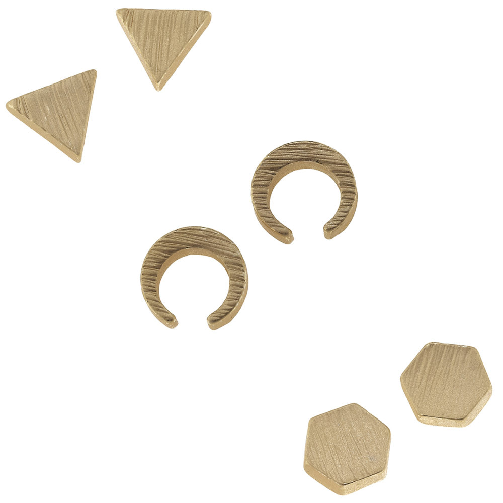 Three Different Sets of Stud Earrings by Canvas