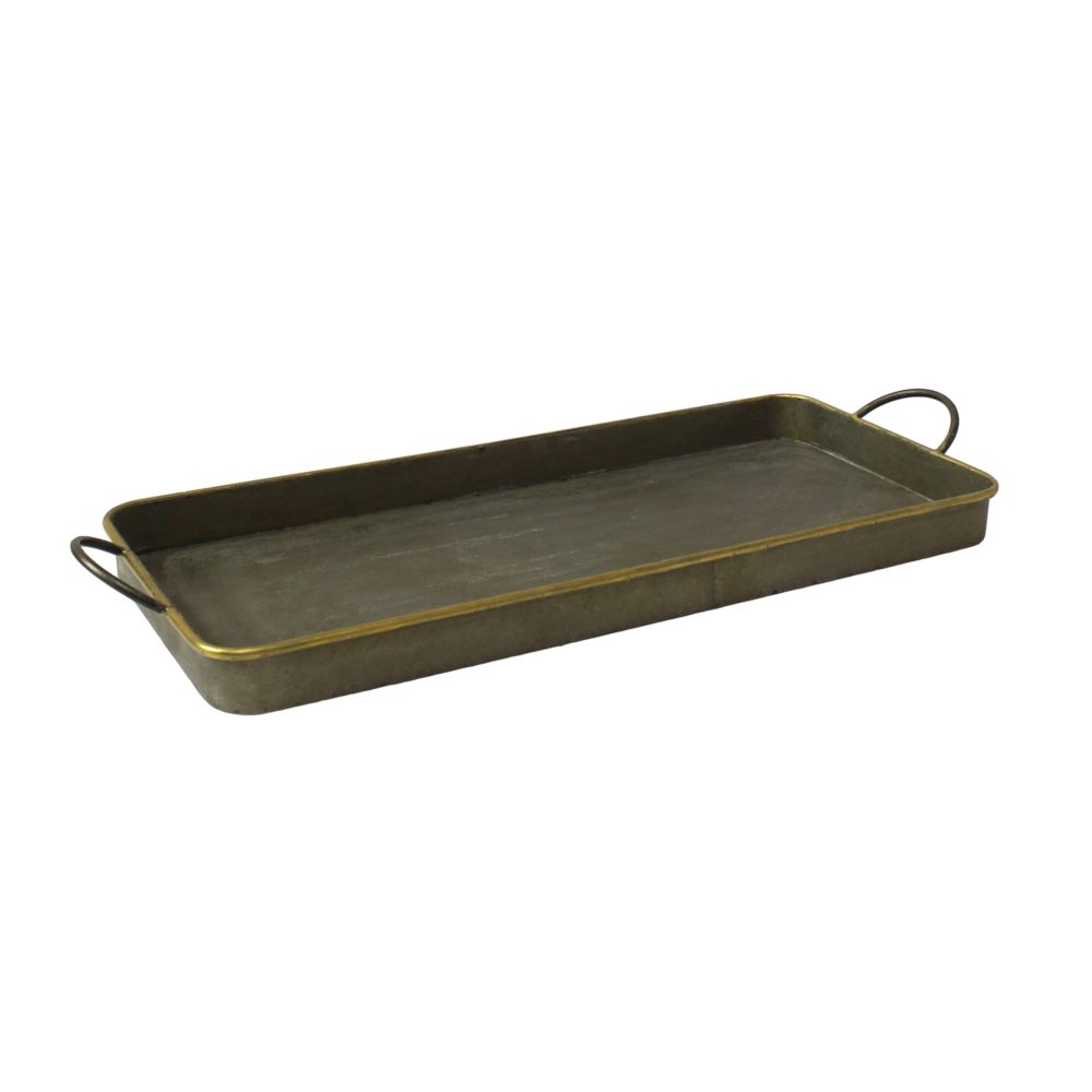 Archer Galvanized Trays Set of 3 by HomArt - Image 6