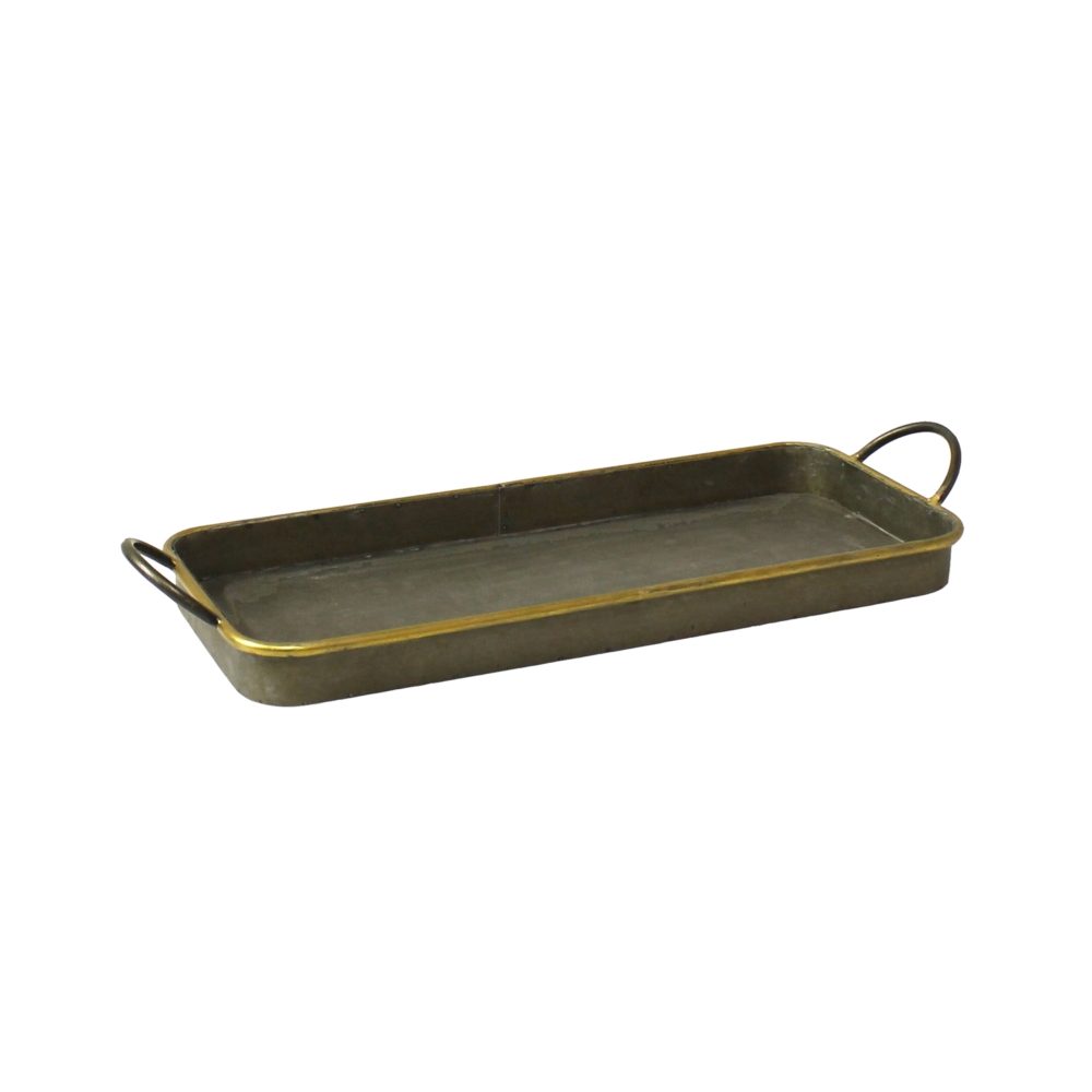 Archer Galvanized Trays Set of 3 by HomArt - Image 4
