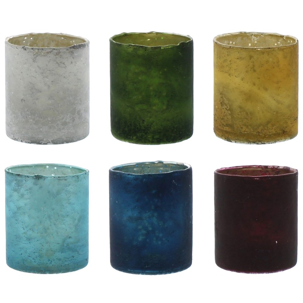 Frosted Votives Set of 6 by HomArt - Image 2