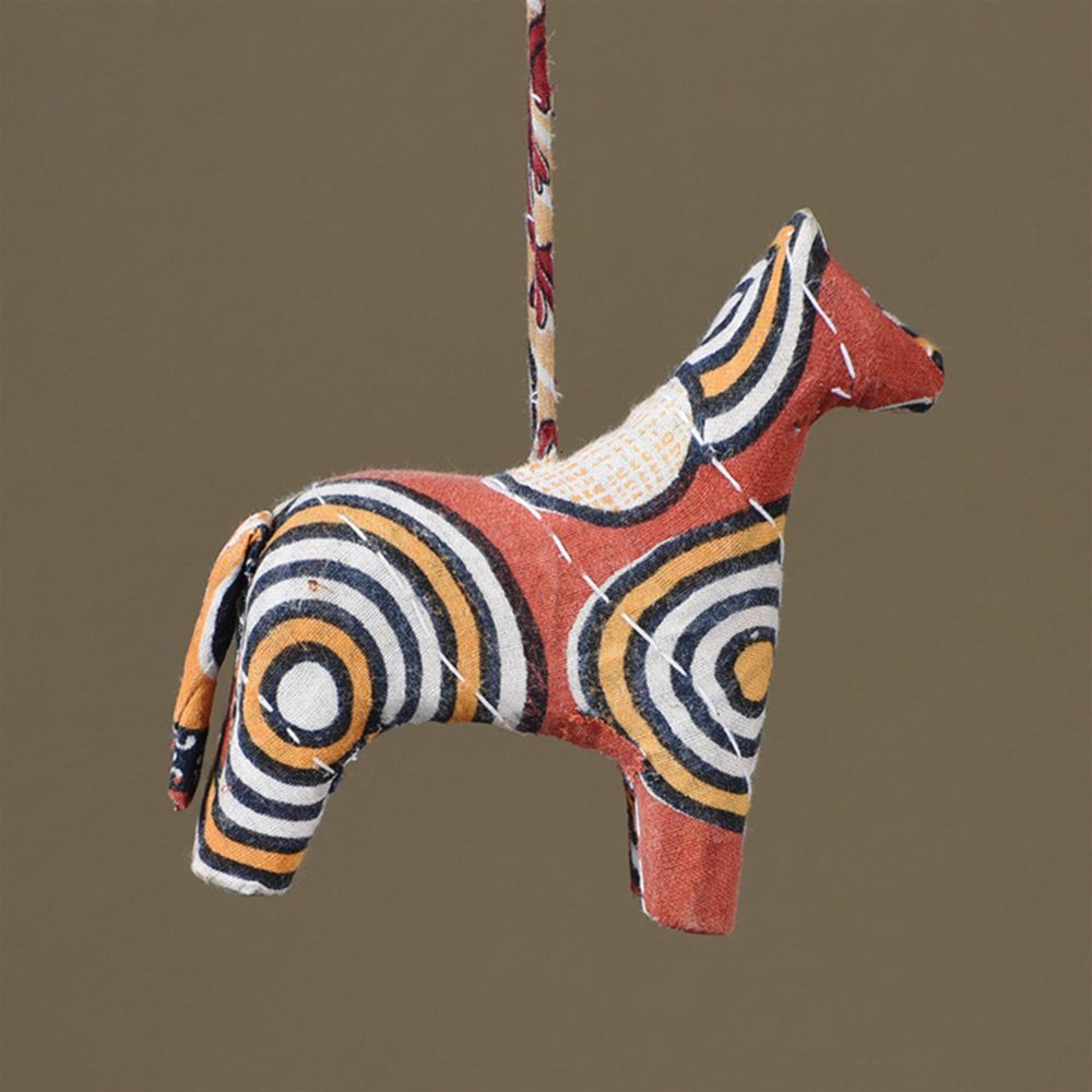 Vintage Sari Horse Ornament by HomArt - Image 3