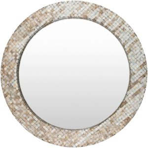 Mother of Pearl Hornbrook Mirror by Surya