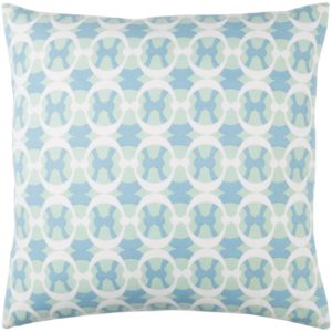 Sky Blue and Mint Lina Pillow by Elle Decor for Surya