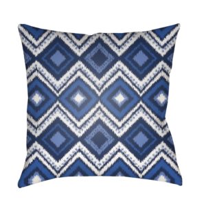 Blue and White Devlin Outdoor Pillow by Surya