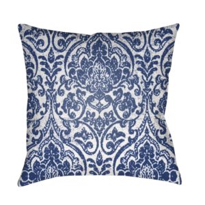 Blue and White Mulholland Outdoor Pillow by Surya
