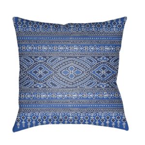 Blue and White Londonderry Outdoor Pillow by Surya