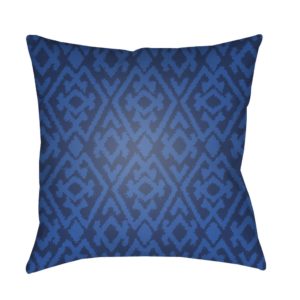 Blue and Black Sierra Mar Outdoor Pillow by Surya