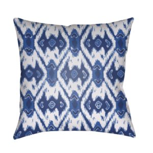 Blue and White Franklin Outdoor Pillow by Surya