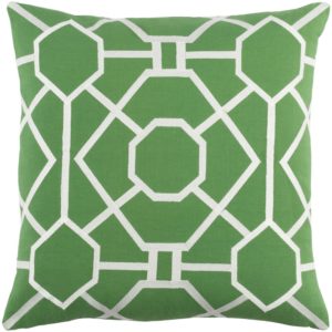 Emerald and Ivory Kingdom Pillow by Surya