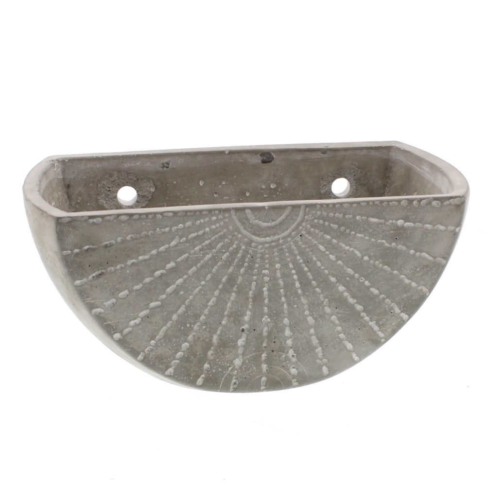 Large Rae Cement Wall Planter Set of 2 by HomArt - Image 3