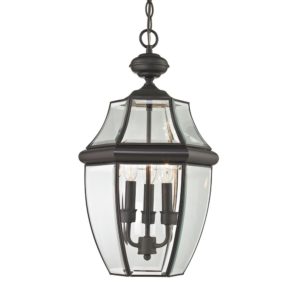 Ashford 3-Light Exterior Hanging Lantern in Oil Rubbed Bronze by Cornerstone