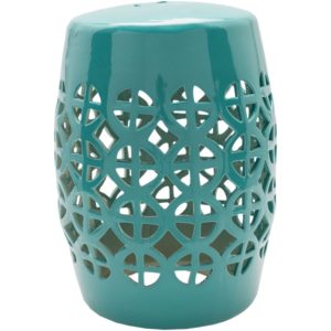 Emerald Ridgeway Garden Stool by Surya