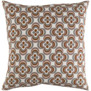 Camel and Taupe Trudy Pillow by Surya