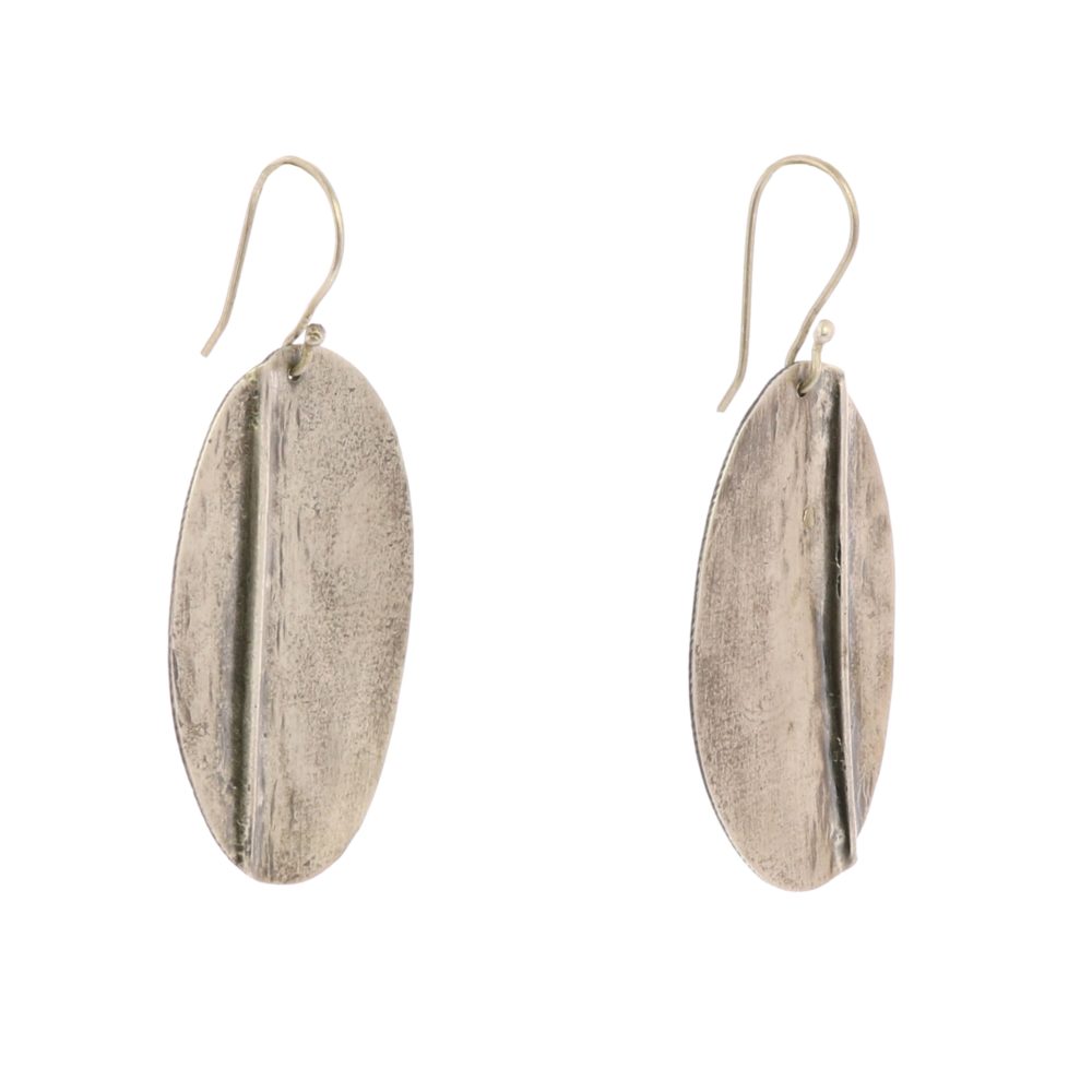 Silver Leaf Earrings by Ora Ten - Image 3
