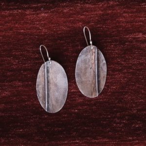 Silver Leaf Earrings by Ora Ten