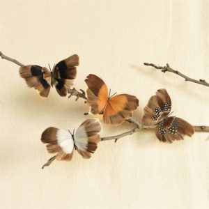 Assortment of Eight Butterflies on Clip by HomArt