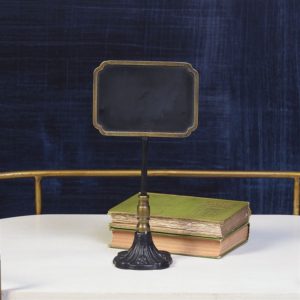 Carrel Rectangle Chalkboard Stand by HomArt