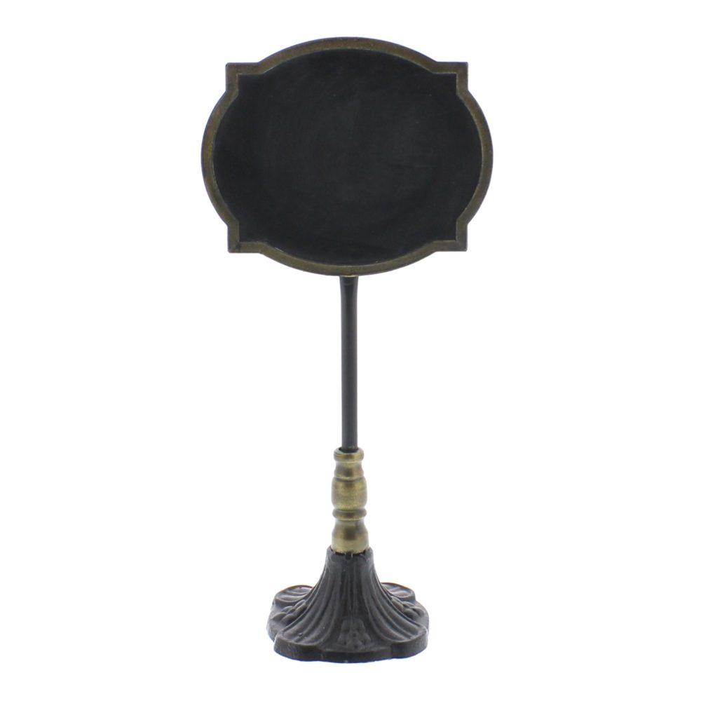 Carrel Oval Chalkboard Stand by HomArt - Image 3