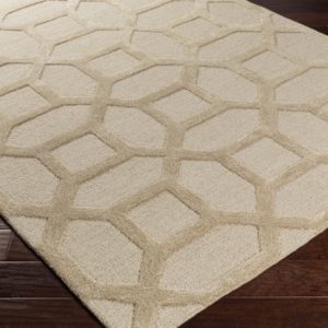 Ivory and Beige Arise Rug by Surya