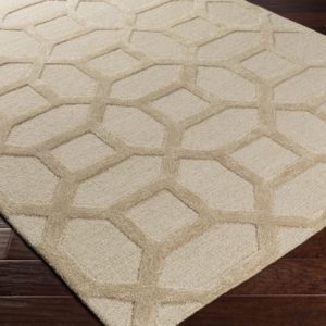 Ivory and Beige Arise Rug by Surya