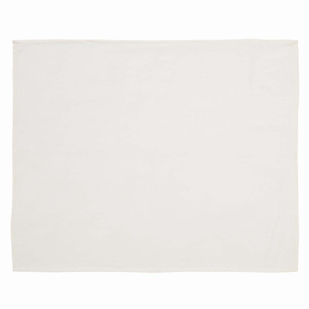 Creme Cotton Baby Blanket 48 x 36 - Image 2