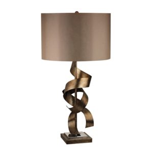 Allen Metal Sculpture Table Lamp in Roxford Gold by Dimond Lighting