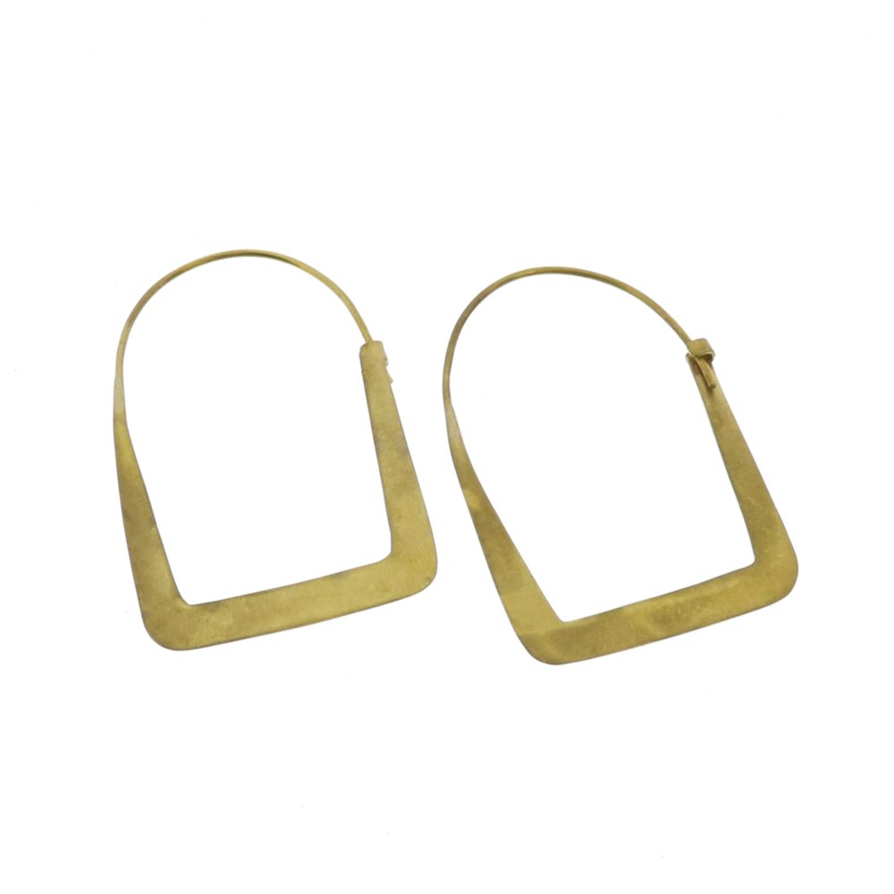 Brass Arch Earrings by Ora Ten - Image 3