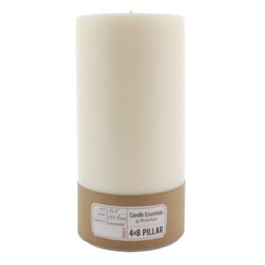 Ivory 4"x 8" Pillar by HomArt