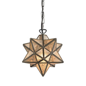 Bronze Moravian Star Pendant by Sterling