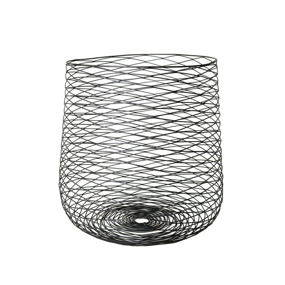Claus Black Wire Baskets Set of 2 by HomArt - Image 3