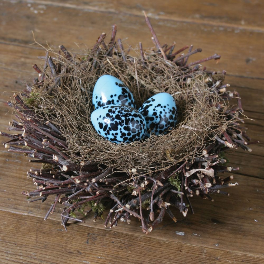 Glass Robin's Egg Set of 6 by HomArt