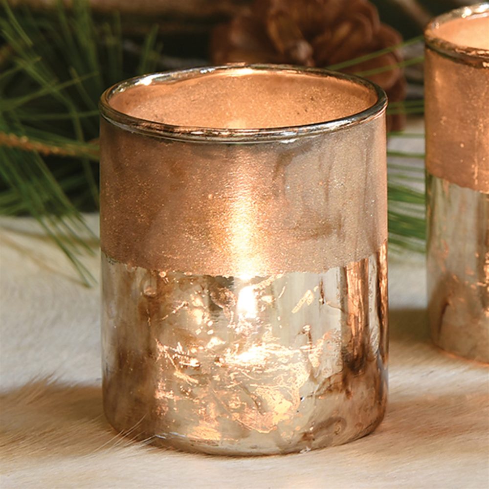 Silver Pavel Votives Set of 3 by HomArt