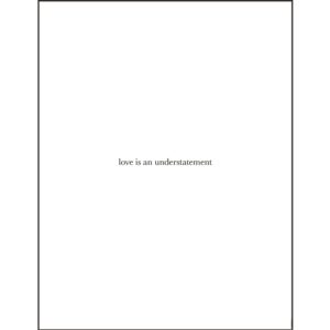 Understatement Card Set of 4 by HomArt