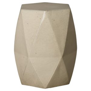 Cream Brilliant Matrix Garden Stool