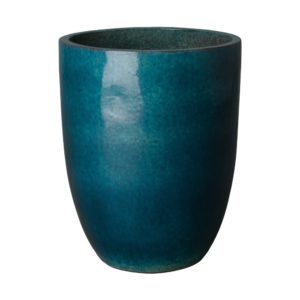 Medium Teal Tall Planter