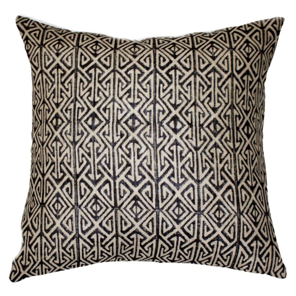 Arrow Black Print Lounge Cushion by Bandhini Homewear Design