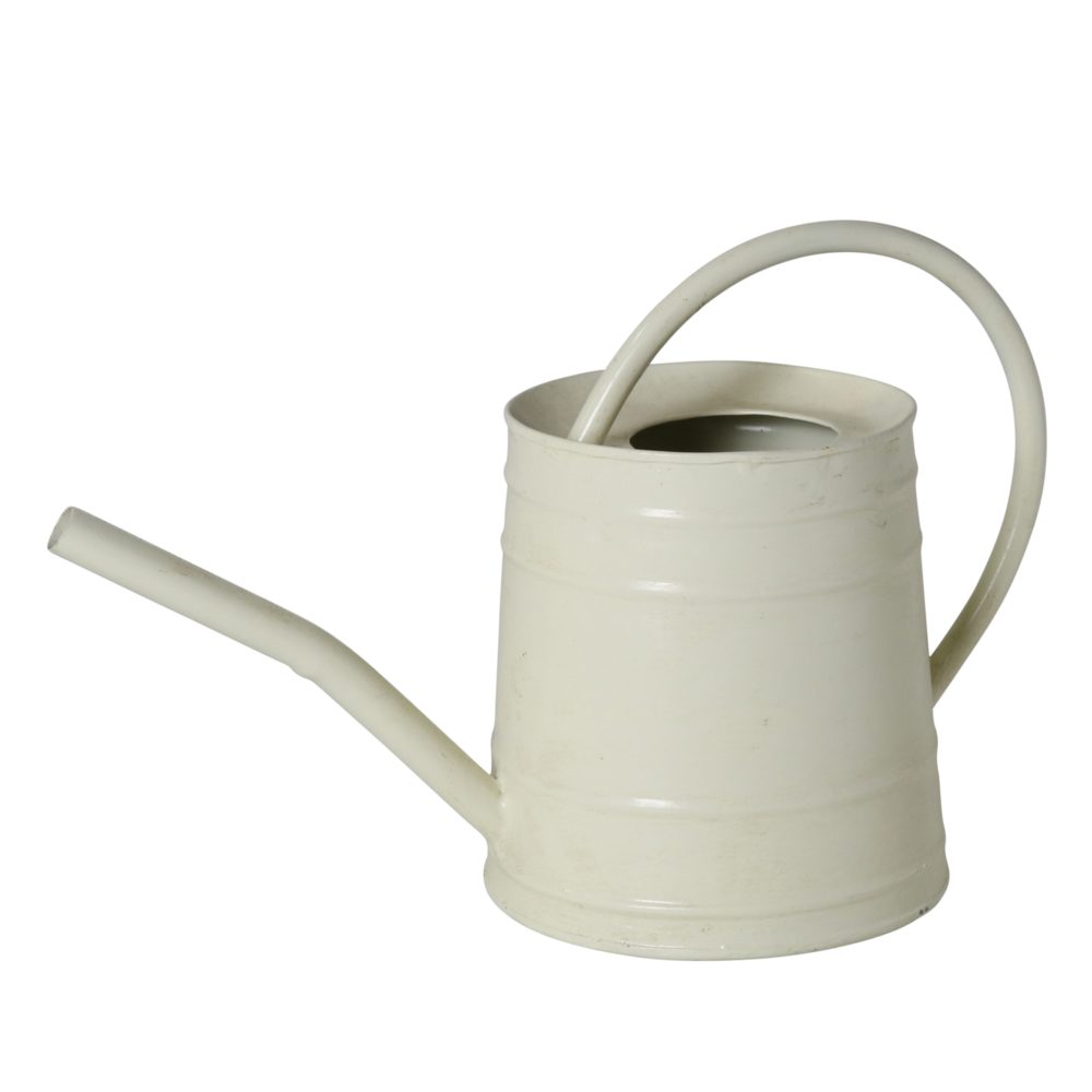 Small White Watering Can by HomArt - Image 2