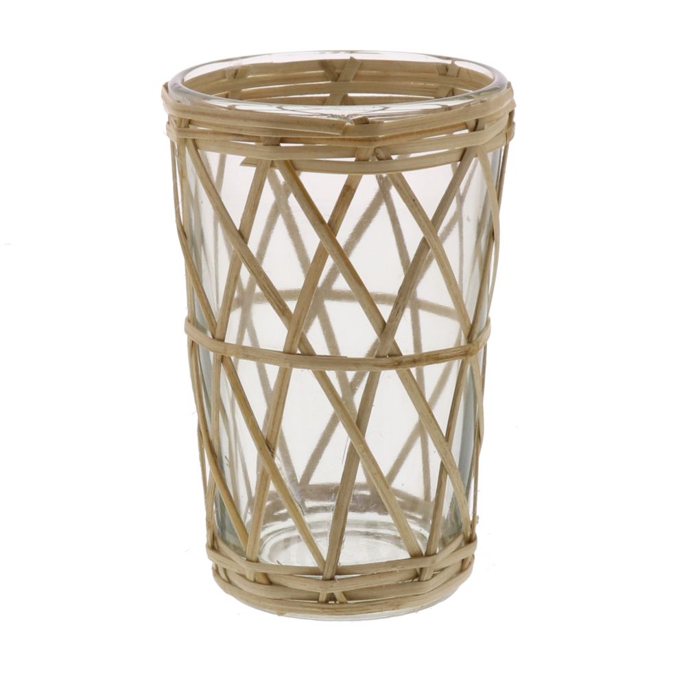 Cane Crisscross Votive Set of 3 by HomArt - Image 3