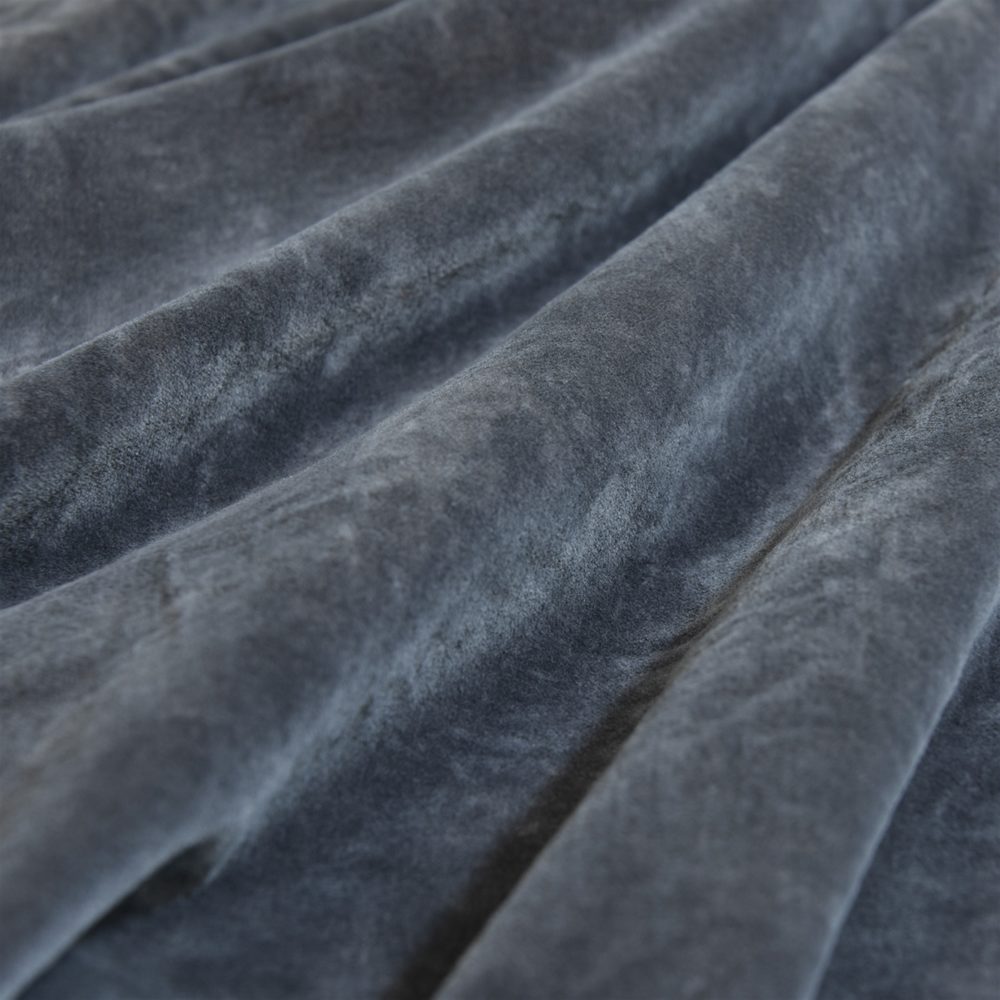 Dark Grey Velvet Tree Skirt by HomArt - Image 3