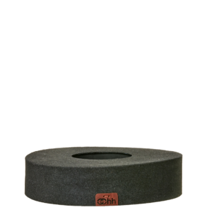 Small Black Recycled Paper Vase/Candleholder by BIDKhome