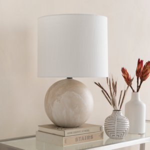 Cream Vogel Table Lamp by Livabliss