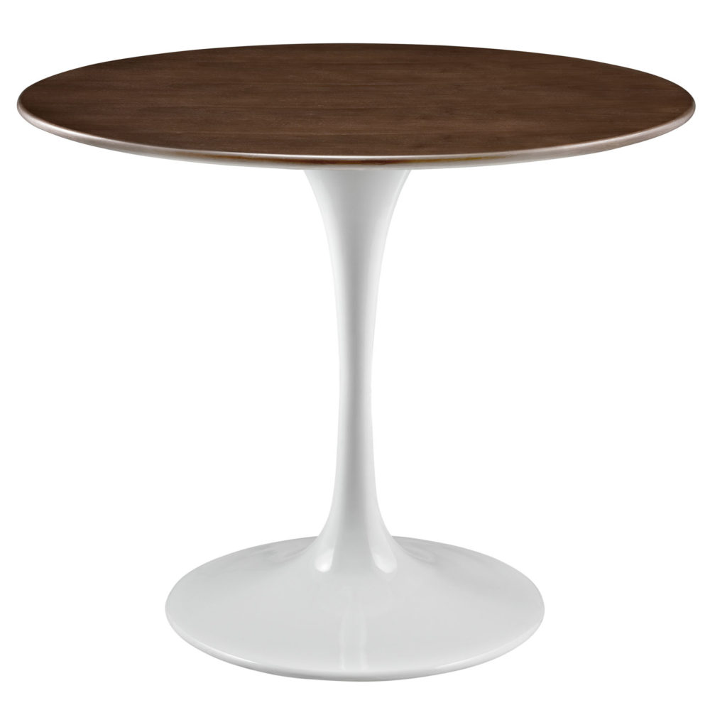 Lippa 36" Round Walnut Dining Table by Modway - Image 2