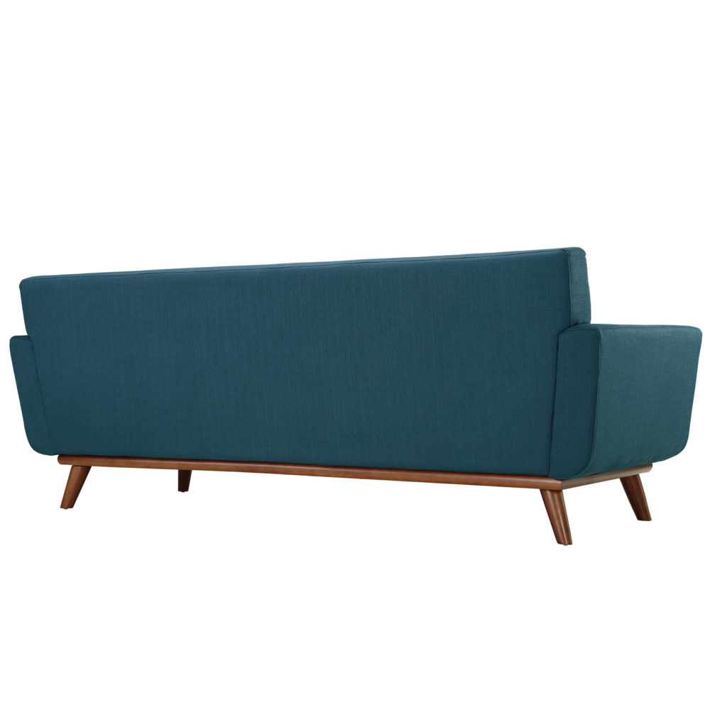 Engage Upholstered Fabric Sofa in Azure by Modway - Image 4