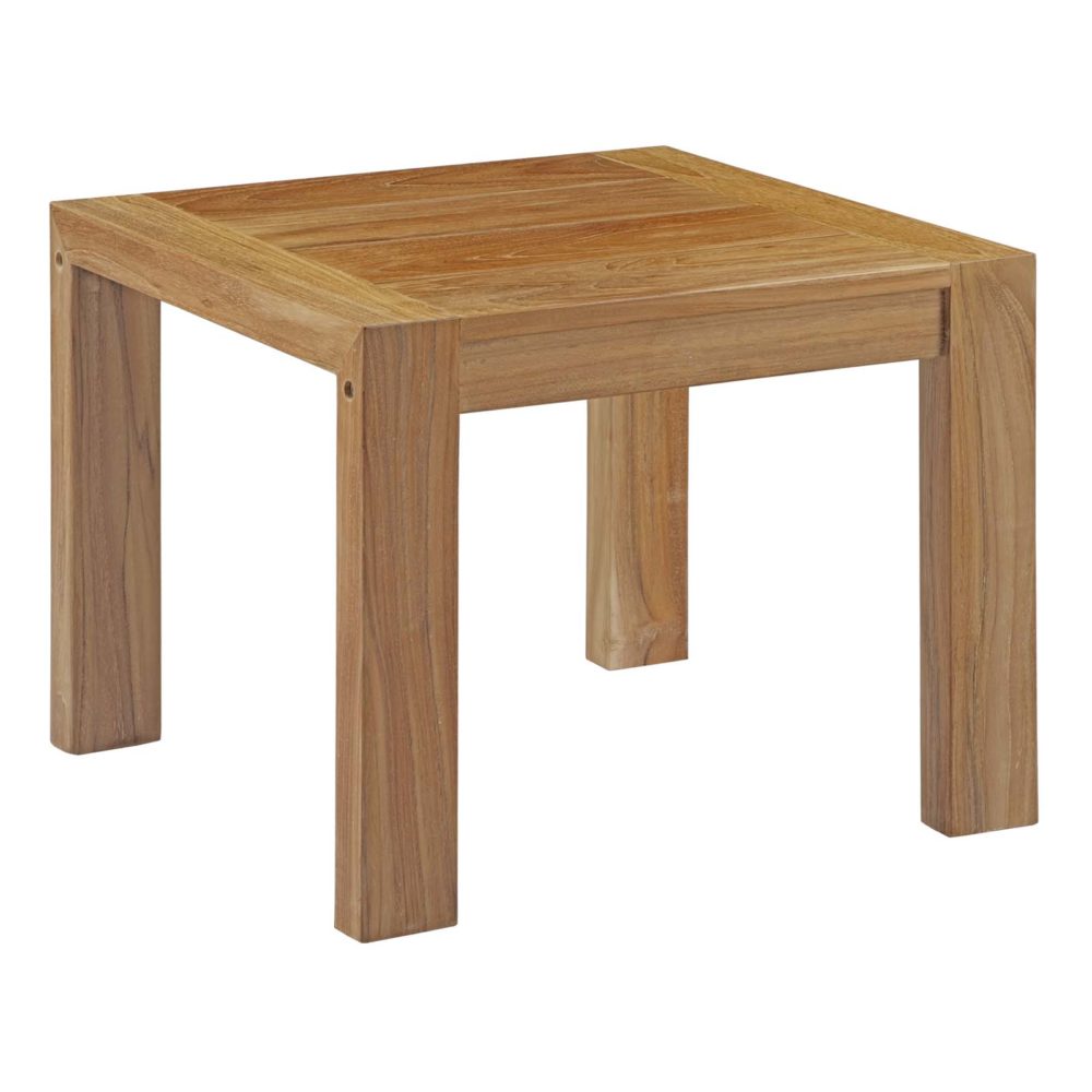 Upland Outdoor Patio Wood Side Table by Modway - Image 2