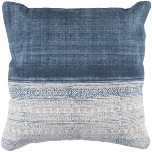 Navy and Cream Lola Pillow by Livabliss