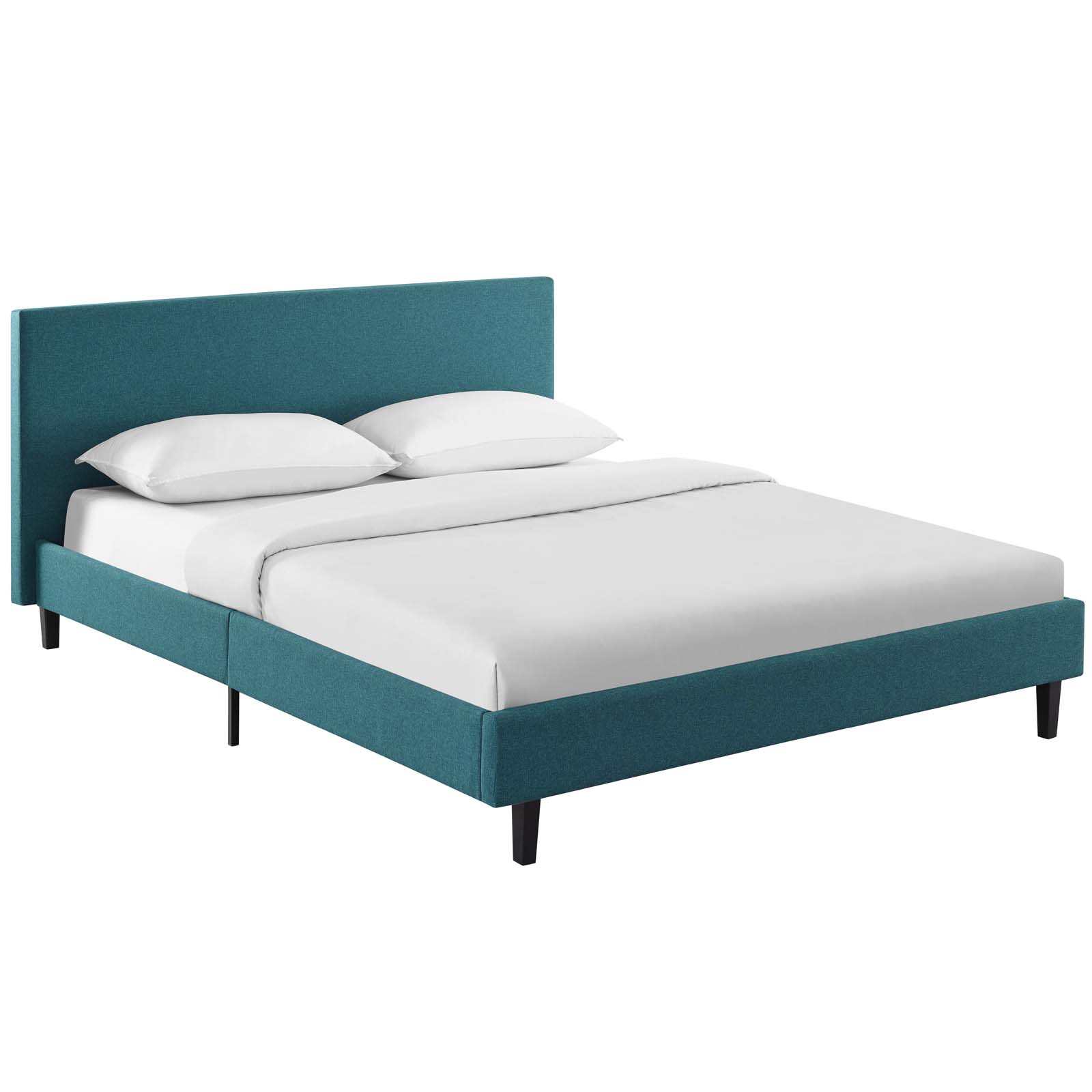 Anya Full Fabric Bed in Teal by Modway - Image 2