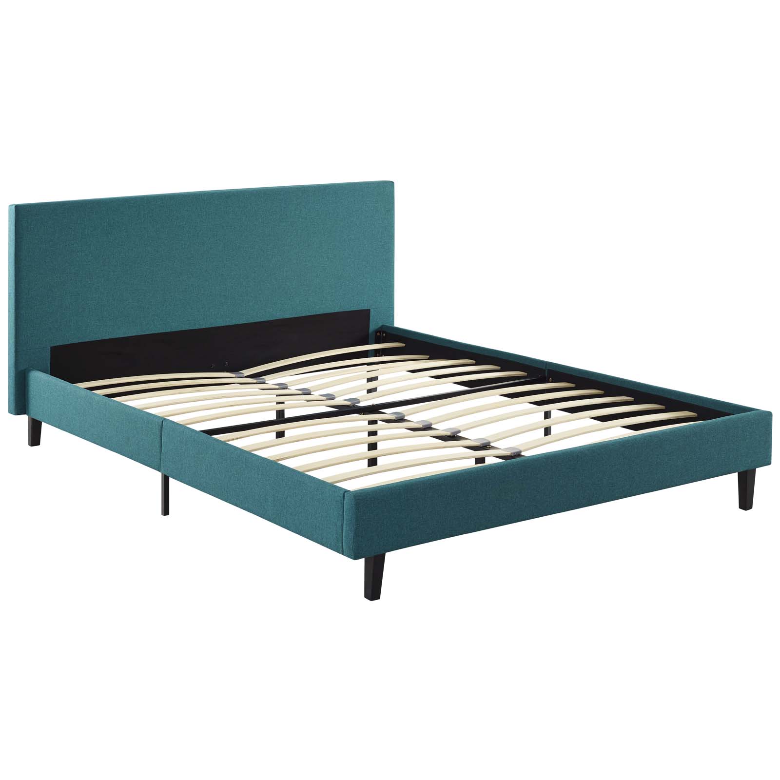 Anya Full Fabric Bed in Teal by Modway - Image 3