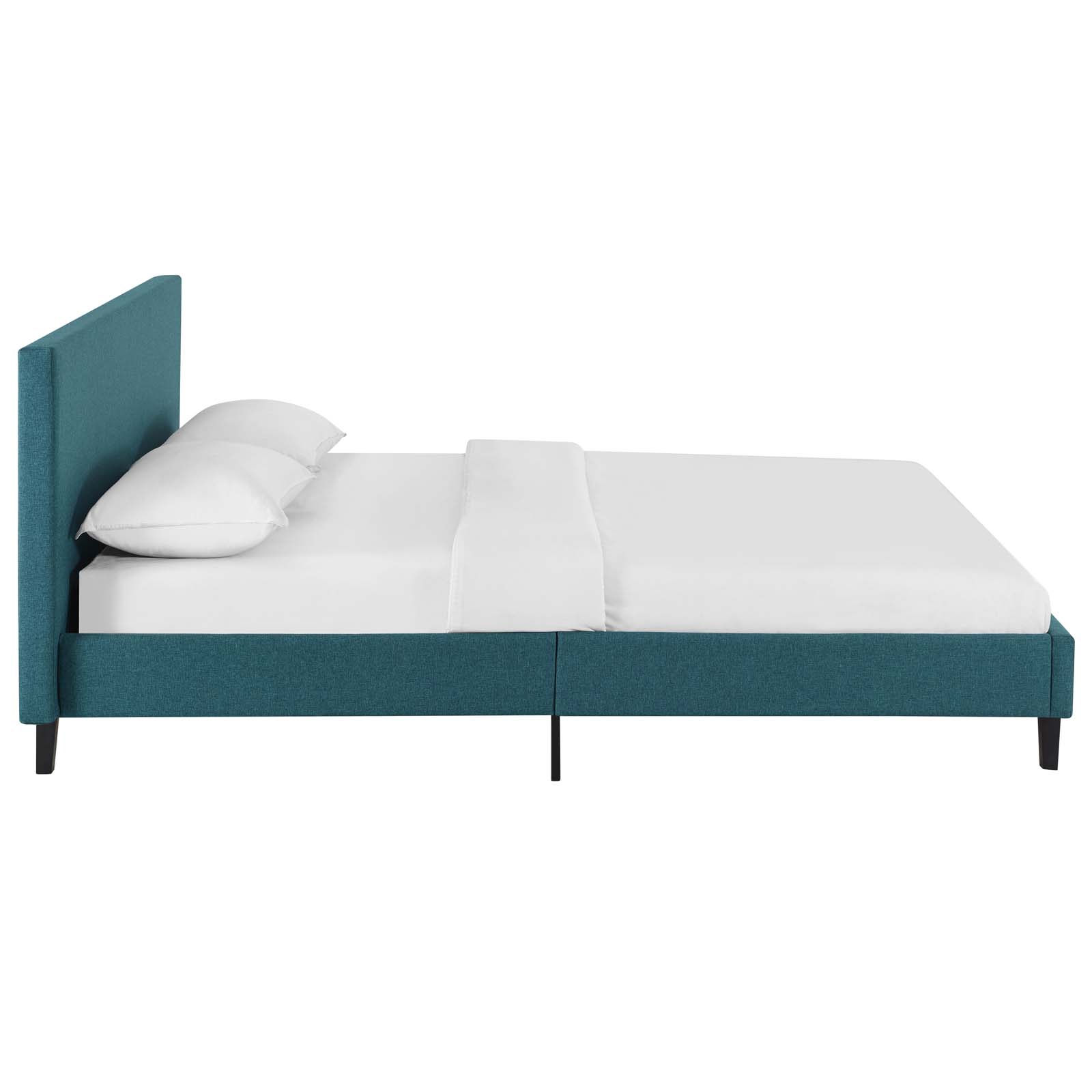 Anya Full Fabric Bed in Teal by Modway - Image 4